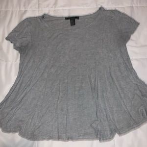 Grey loose fitting top